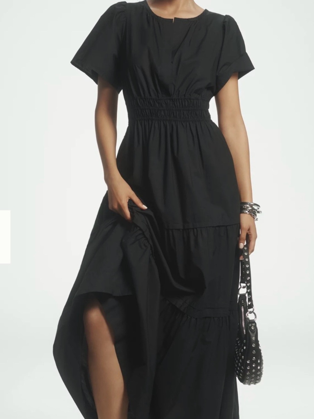 Anthropologie Somerset Maxi Black Large